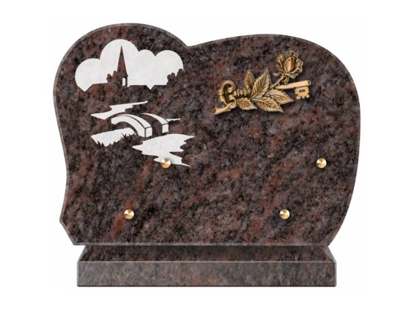 Handmade Granite Memorial Plaque