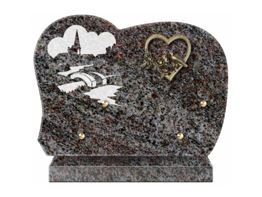 Handmade Granite Memorial Plaque