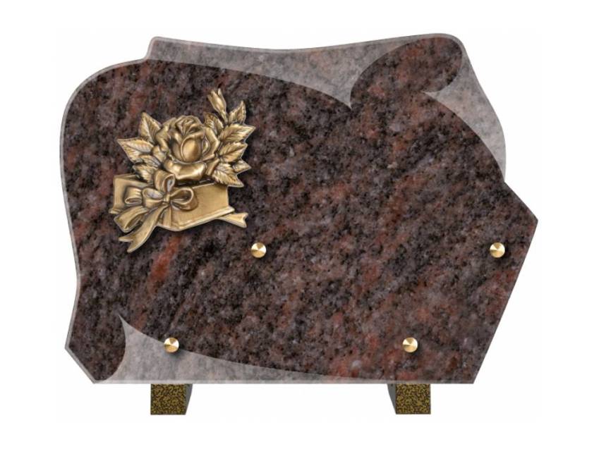 Handmade Granite Memorial Plaque