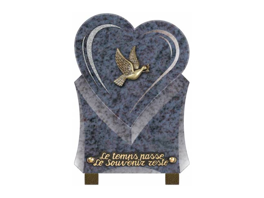 Granite Heart Aesthetic Plaque.