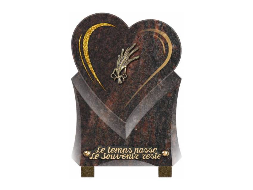 Granite Heart Aesthetic Plaque.