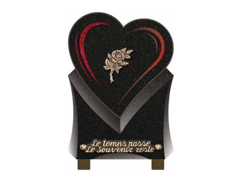 Granite Heart Aesthetic Plaque.