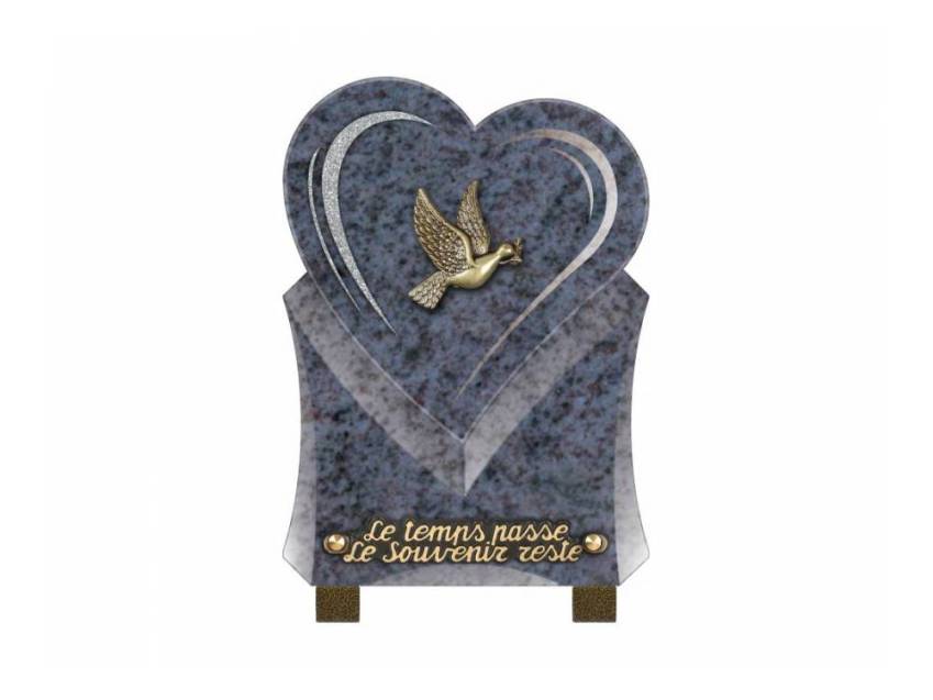 Granite Heart Aesthetic Plaque.