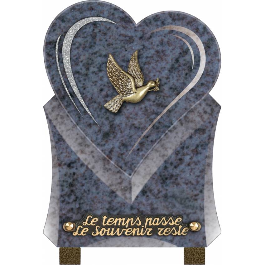 Granite Heart Aesthetic Plaque.