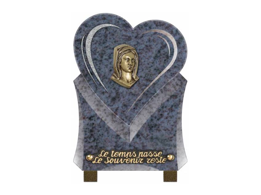 Granite Heart Aesthetic Plaque.