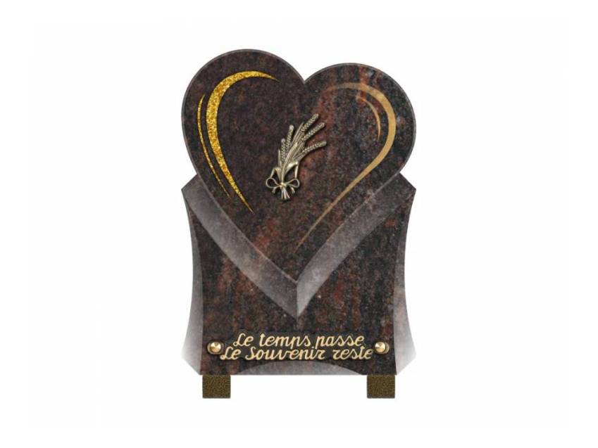 Granite Heart Aesthetic Plaque.