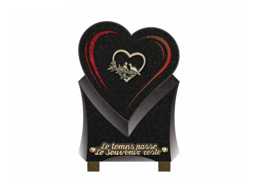 Granite Heart Aesthetic Plaque.