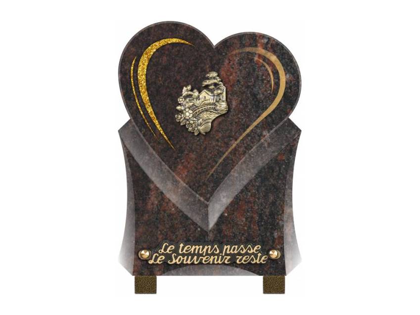 Granite Heart Aesthetic Plaque.