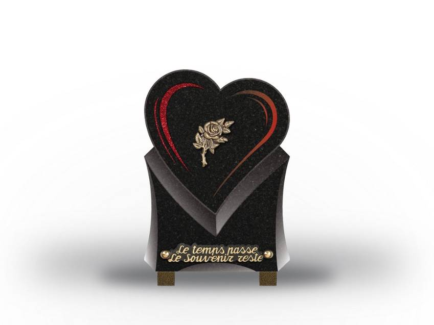 Granite Heart Aesthetic Plaque.