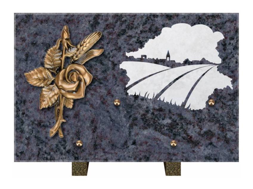 Viloria funeral plaque