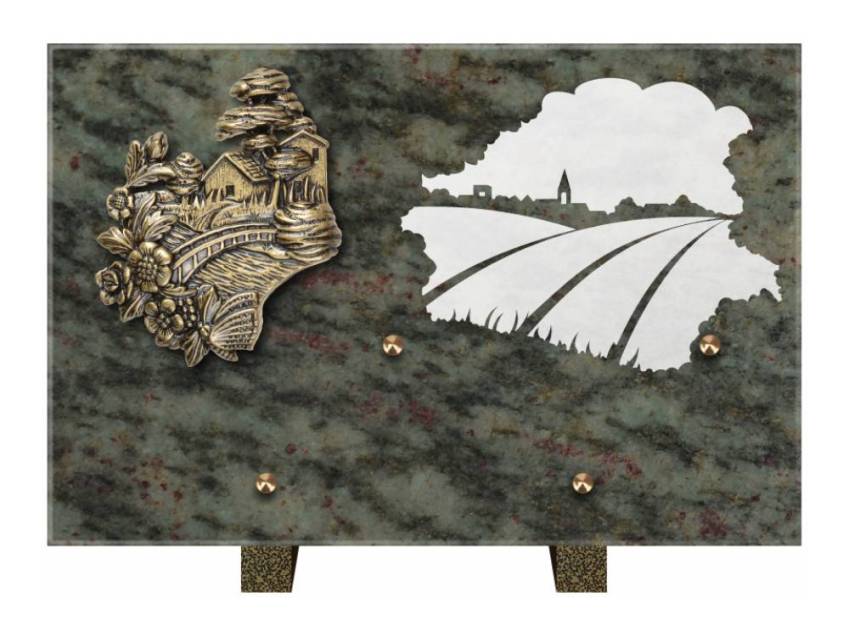 Viloria funeral plaque
