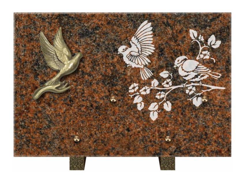 Viloria funeral plaque