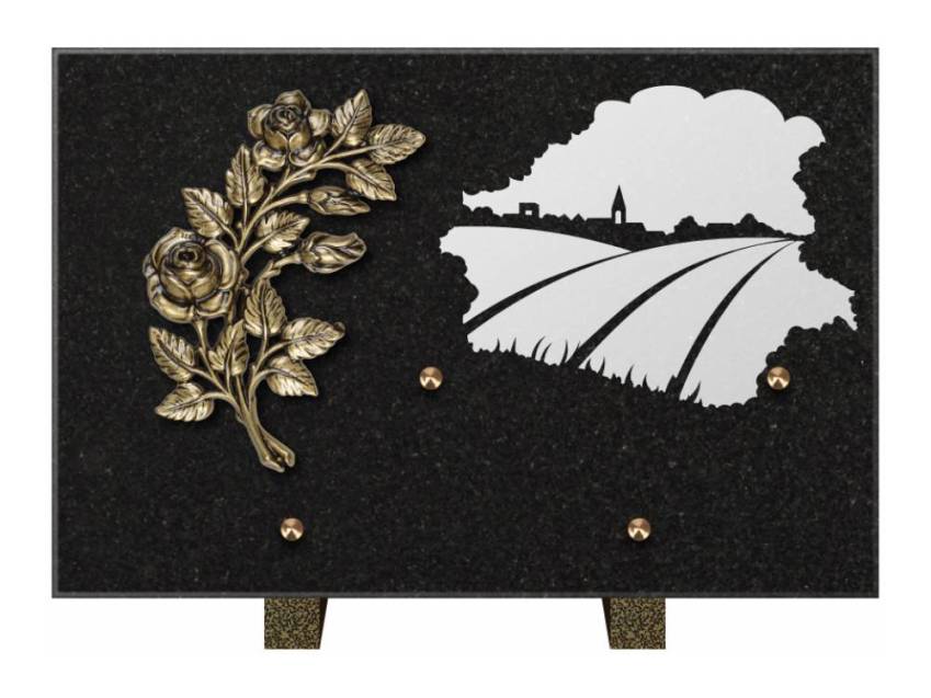 Viloria funeral plaque