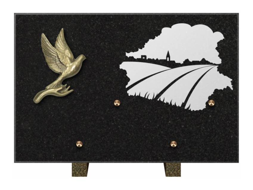 Viloria funeral plaque
