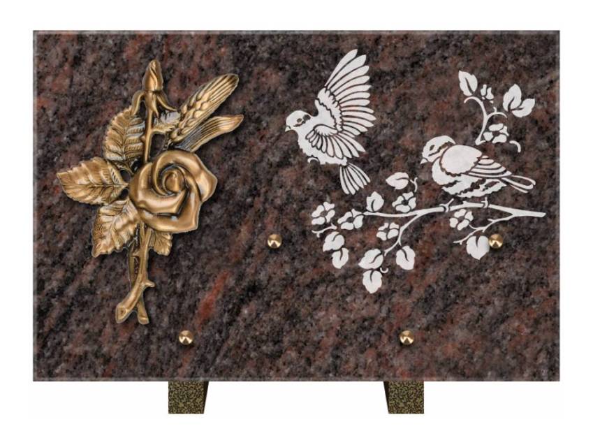 Viloria funeral plaque