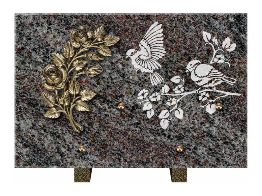 Viloria funeral plaque