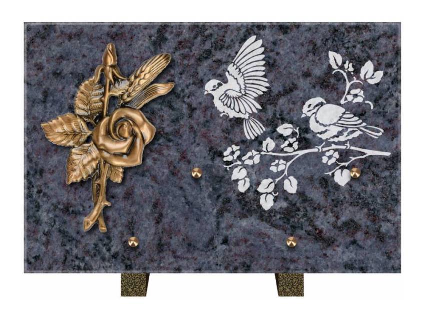 Viloria funeral plaque