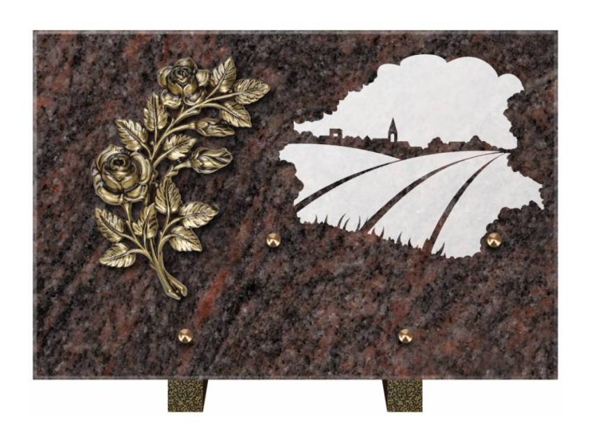 Viloria funeral plaque