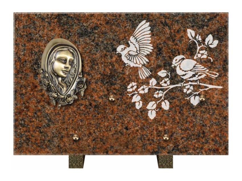 Viloria funeral plaque