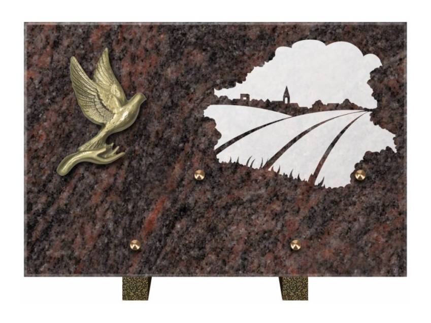 Viloria funeral plaque