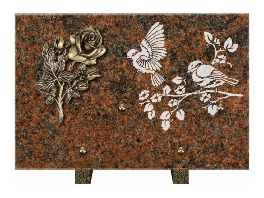 Viloria funeral plaque