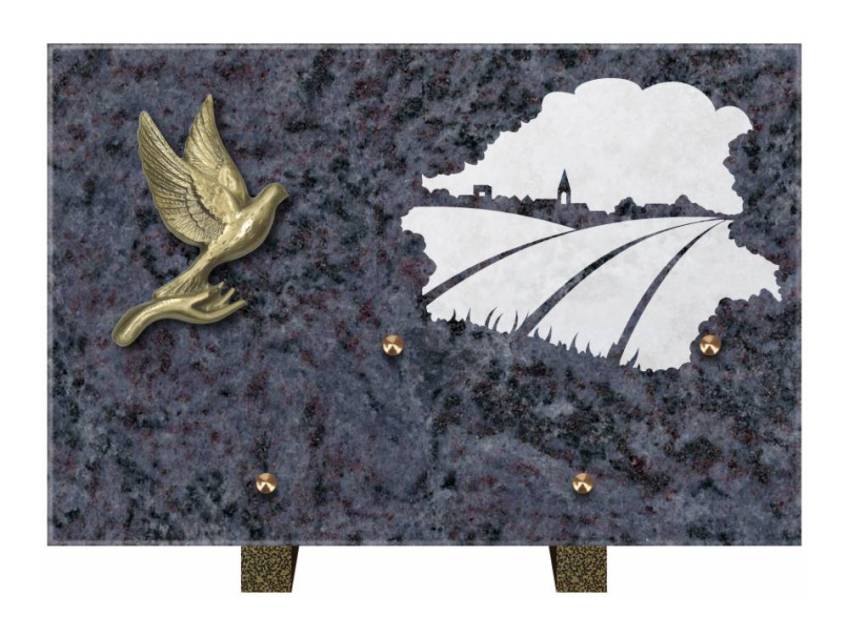 Viloria funeral plaque