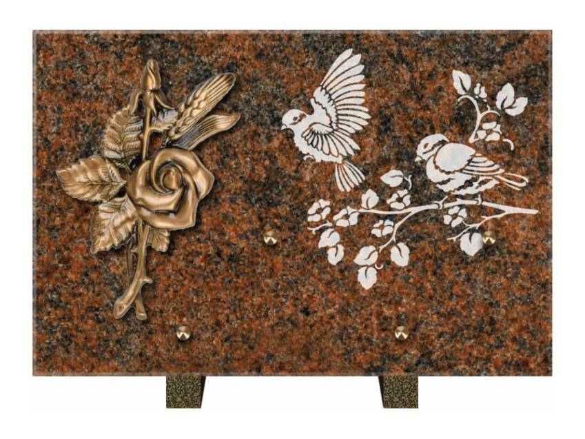 Viloria funeral plaque