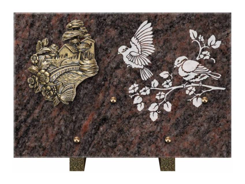 Viloria funeral plaque