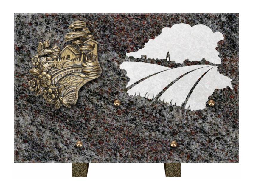 Viloria funeral plaque