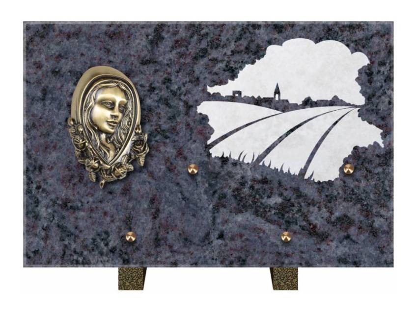 Viloria funeral plaque