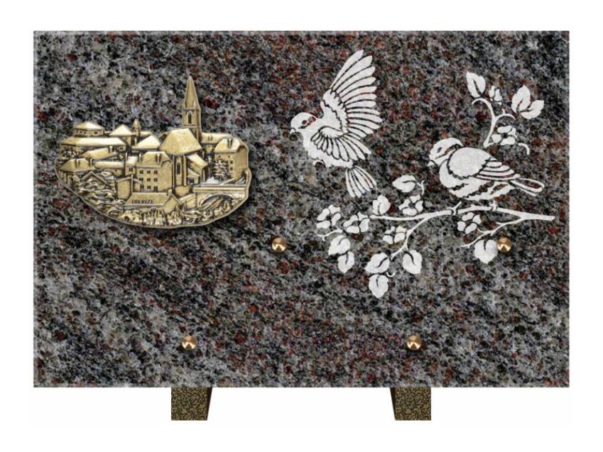 Viloria funeral plaque