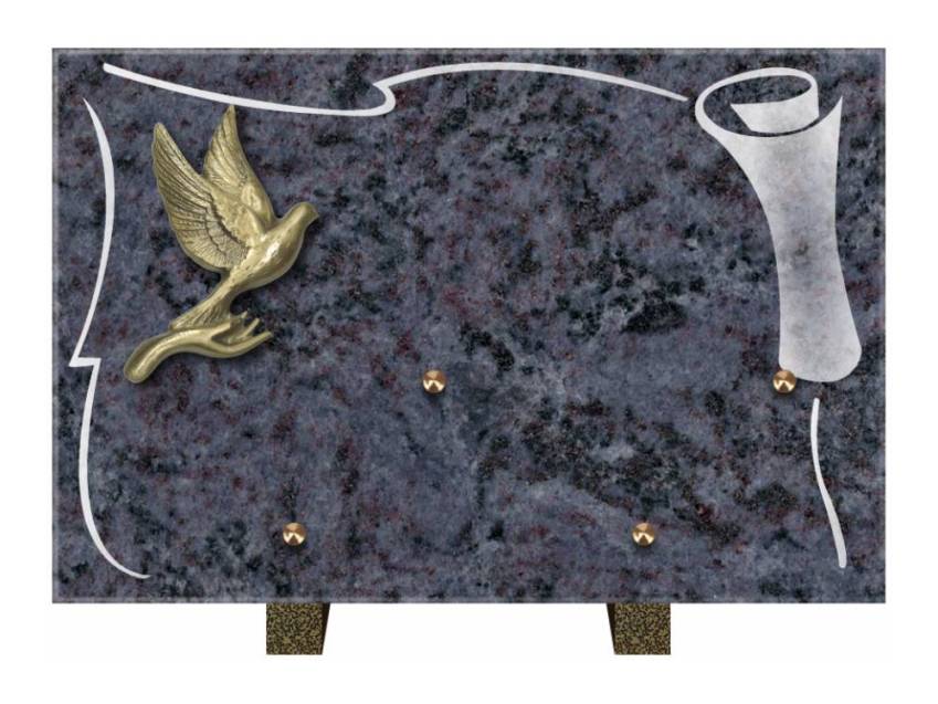 Viloria funeral plaque