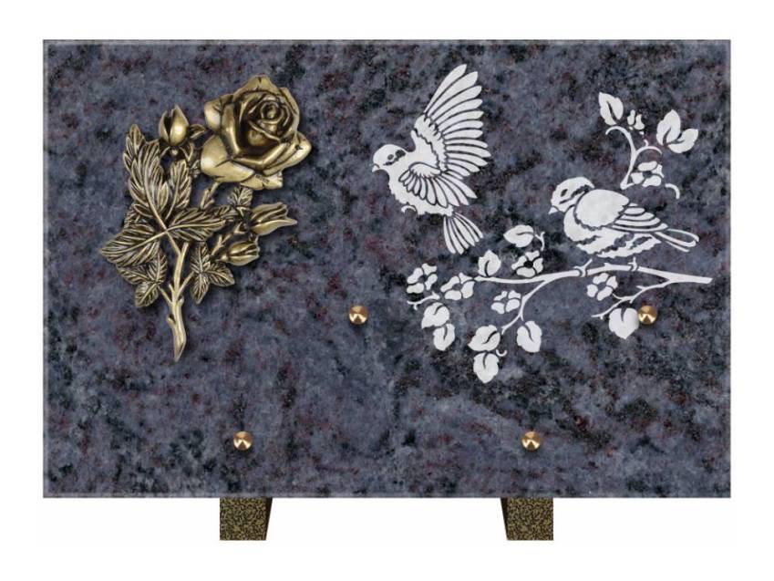 Viloria funeral plaque