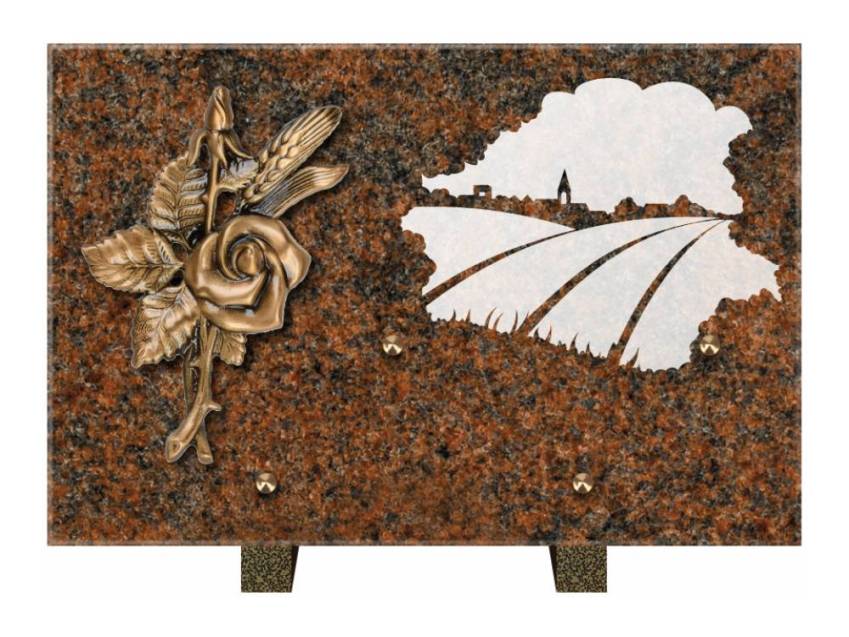Viloria funeral plaque