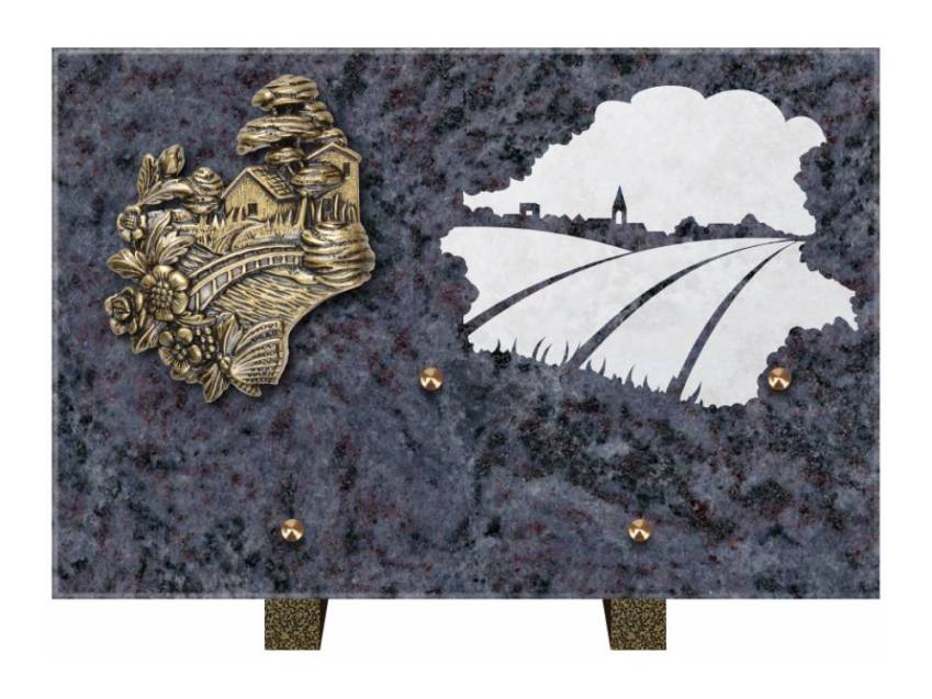 Viloria funeral plaque