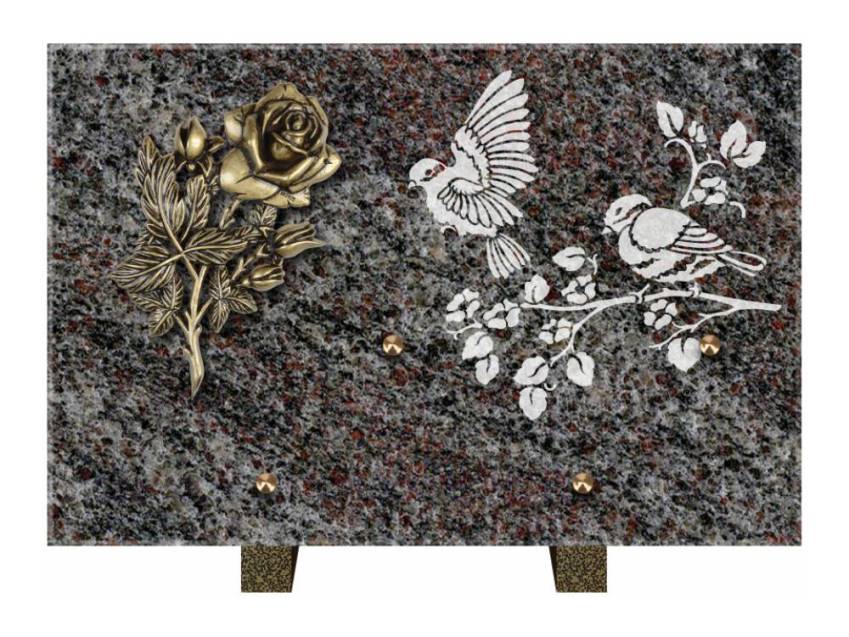 Viloria funeral plaque