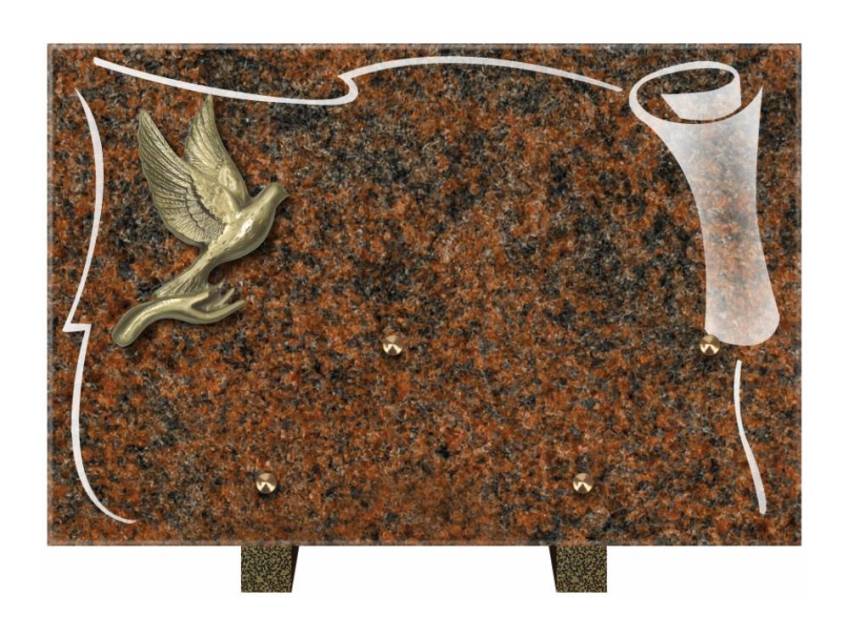 Viloria funeral plaque