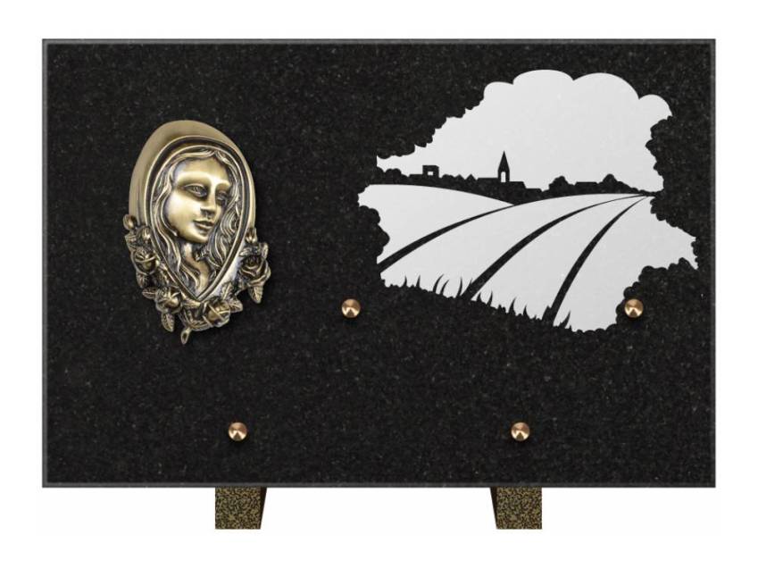 Viloria funeral plaque