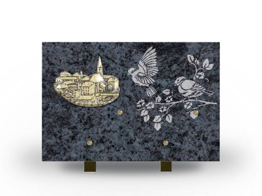 Plaque Granit Rectangle rituel