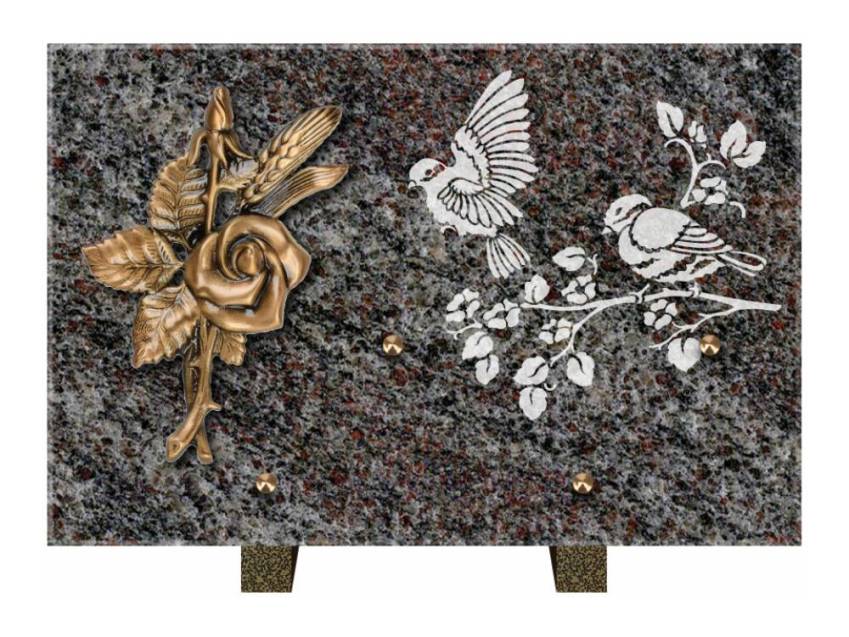 Viloria funeral plaque
