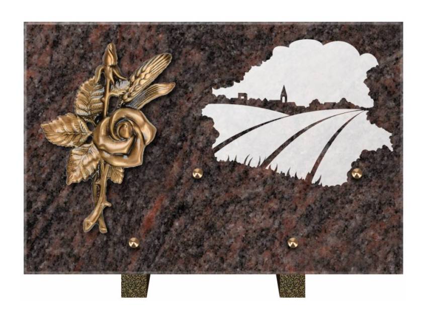 Viloria funeral plaque