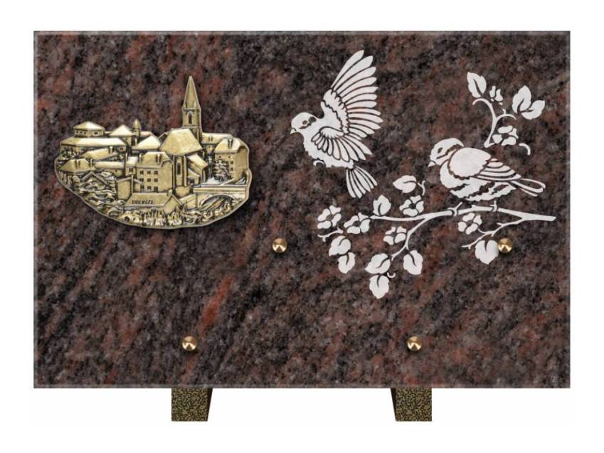 Viloria funeral plaque