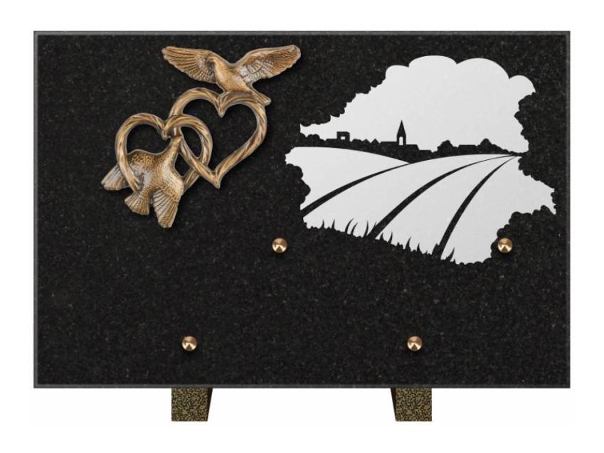Viloria funeral plaque
