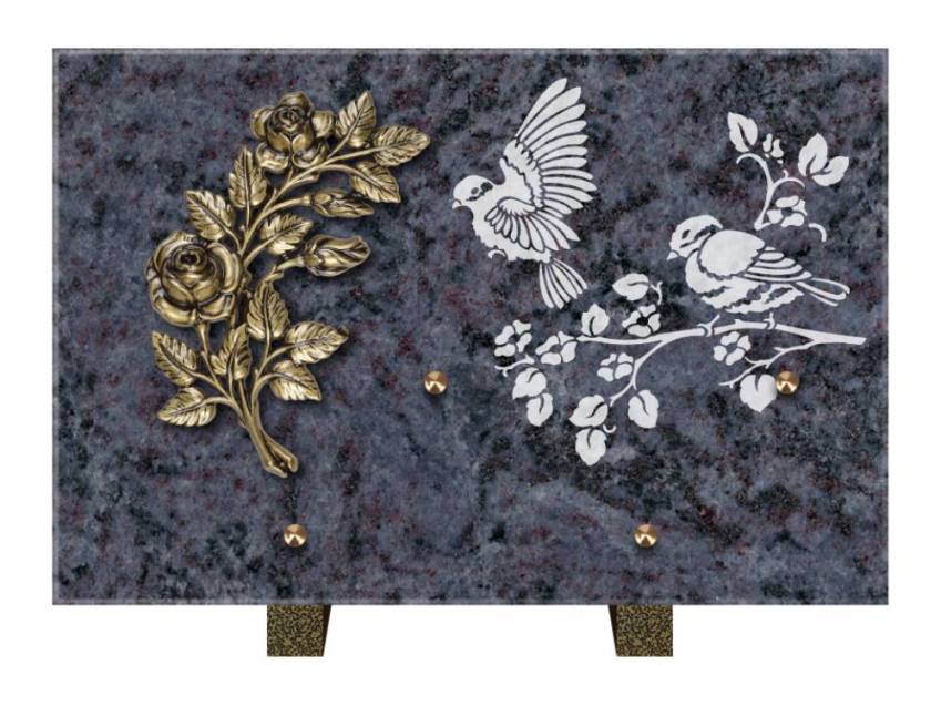 Viloria funeral plaque
