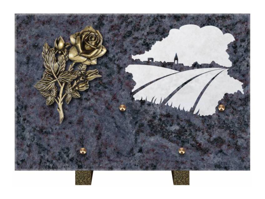 Viloria funeral plaque