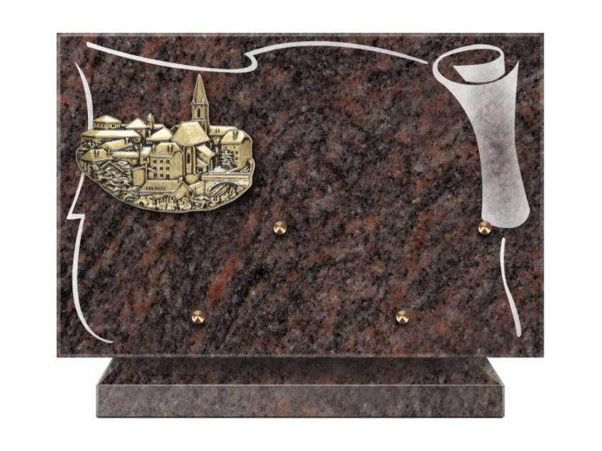 Plaque Granit Rectangle rituel