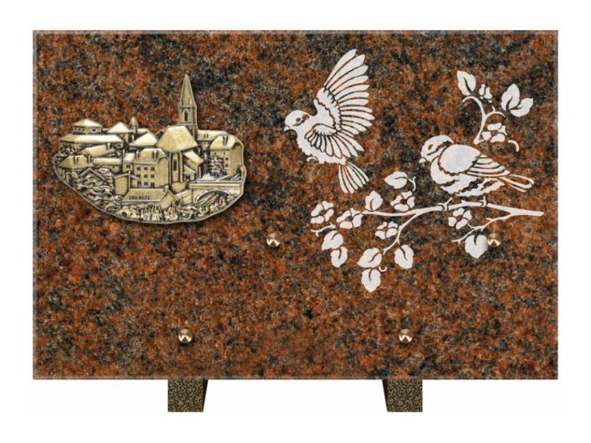 Viloria funeral plaque