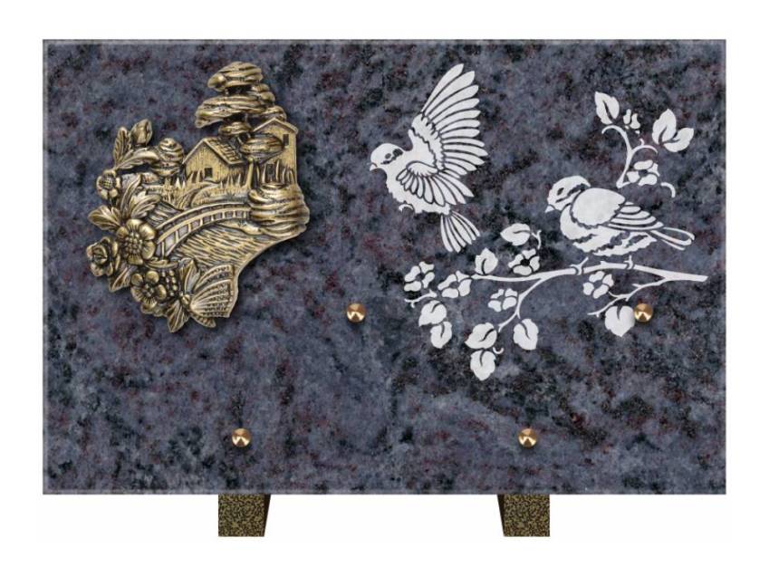 Viloria funeral plaque
