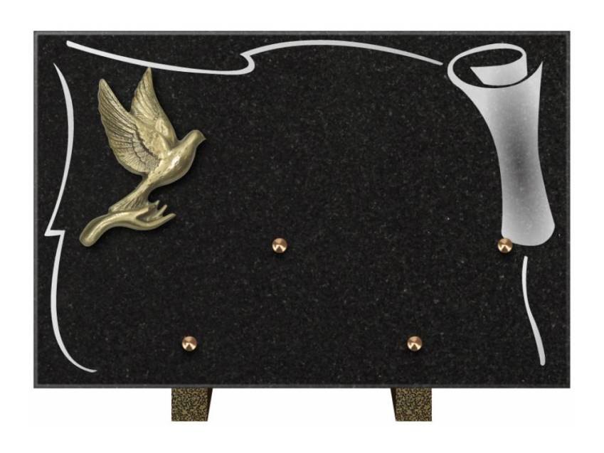 Viloria funeral plaque