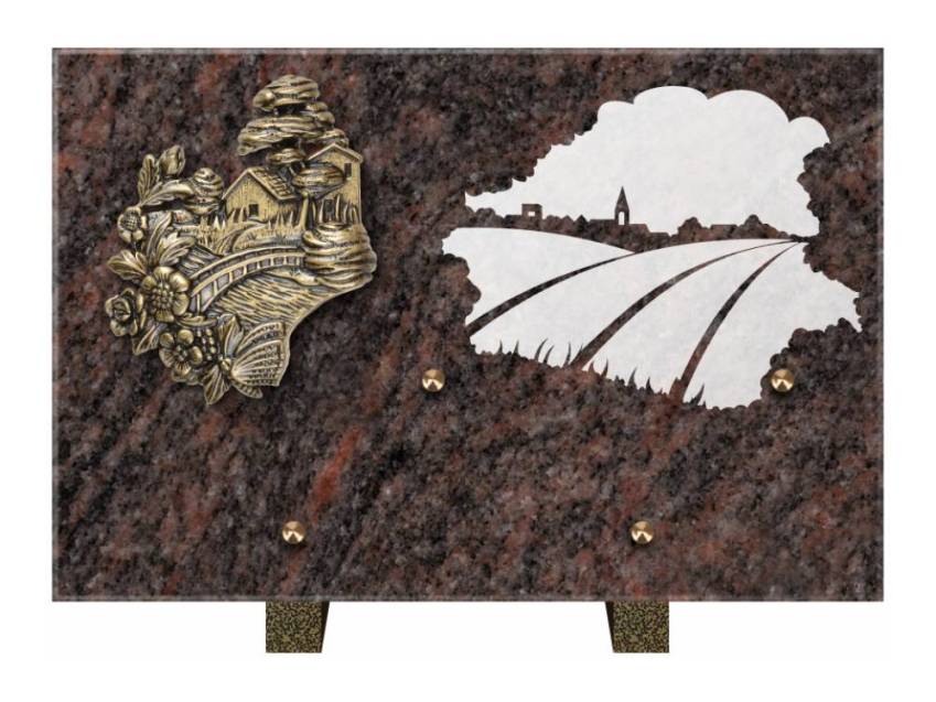 Viloria funeral plaque